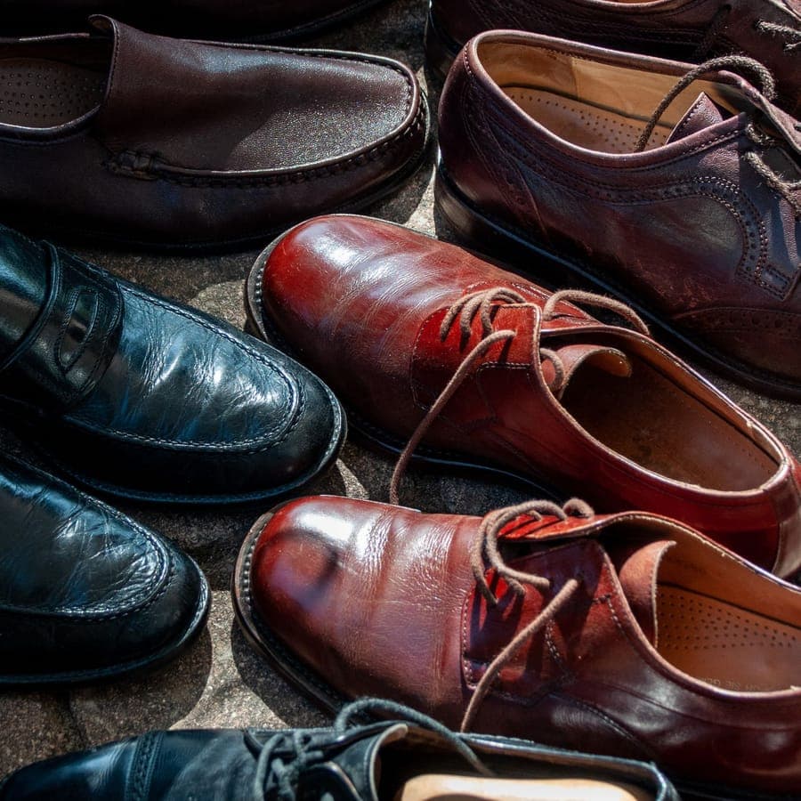 Leather shoes